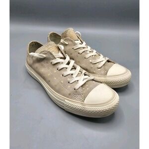 Converse Chuck Taylor All Star Suede Metallic Gold‎ Polka Dot Women's Size 7